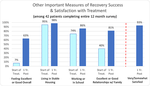 Multi Concept Other Important Measures of Recovery Success & Satisfaction with Treatment