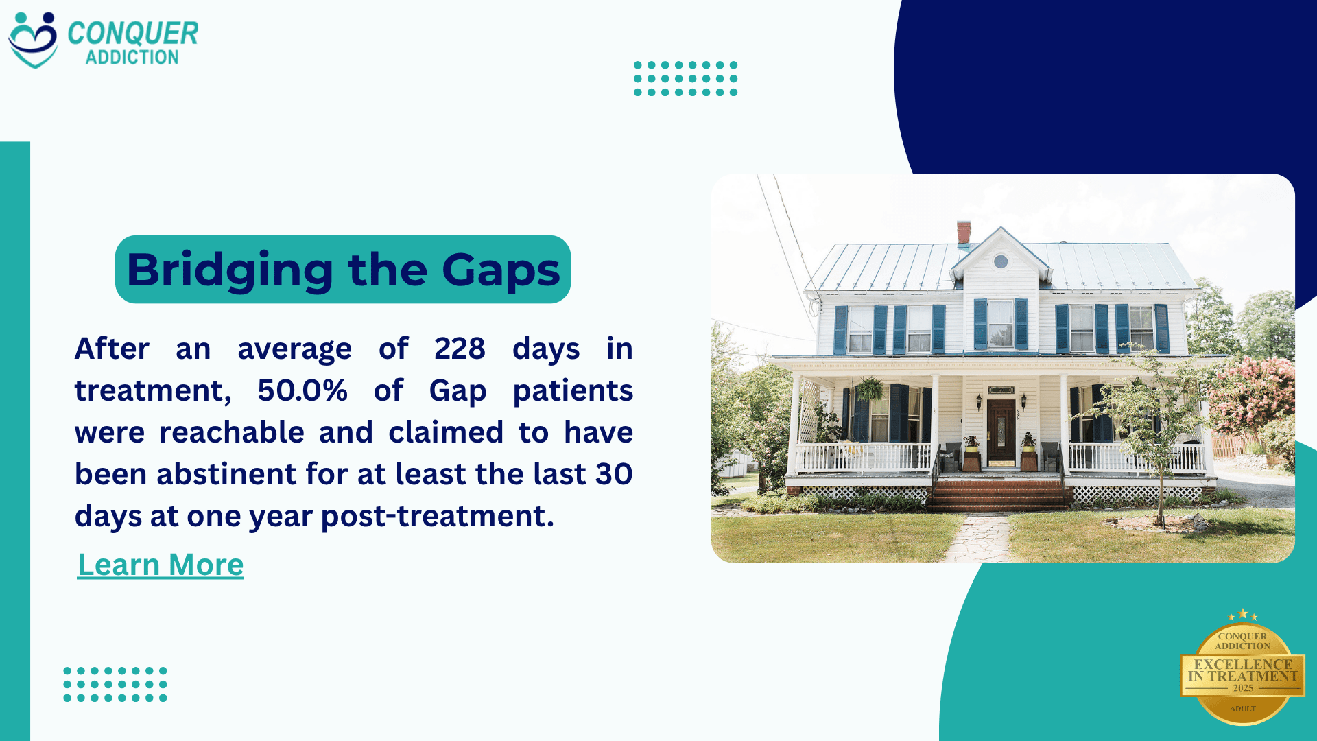 Bridging the Gaps 2025 Excellence in Treatment Winner