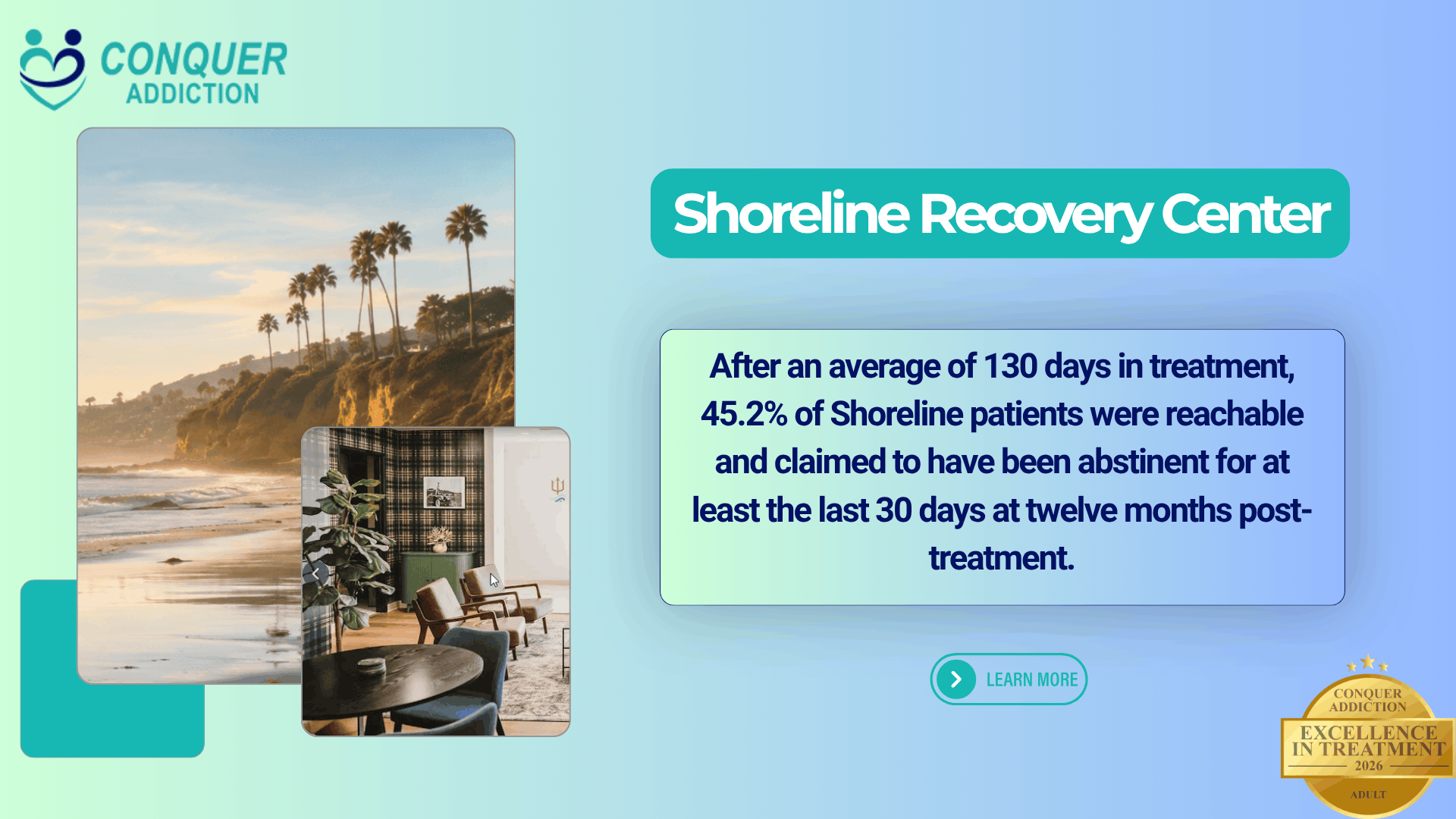 Shoreline Recovery Center- 2026 Excellence in Treatment Award Winner