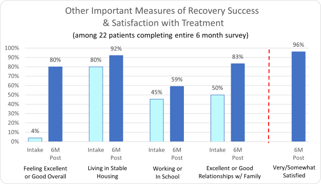 Avery Lane Other Important Measures of Recovery Success & Satisfaction with Treatment