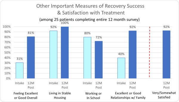 Multi-Concept- Other Important Measures of Recovery Success & Satisfaction with Treatment