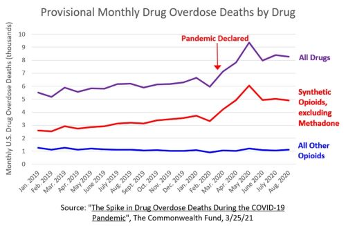 Provisional Monthly Drug Overdose Deaths by Drug