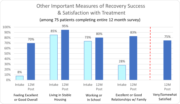 Reflections Recovery- Other Important Measures of Recovery Success & Satisfaction with Treatment