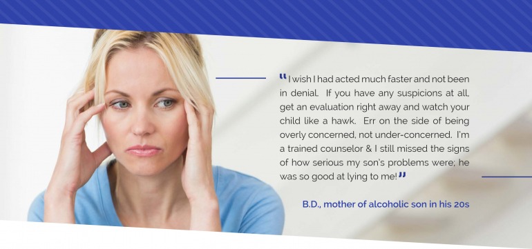 Mother of alcoholic son