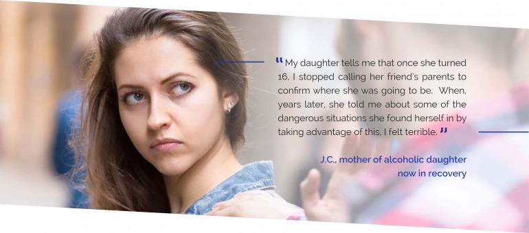 Mother of alcoholic daughter now in recovery