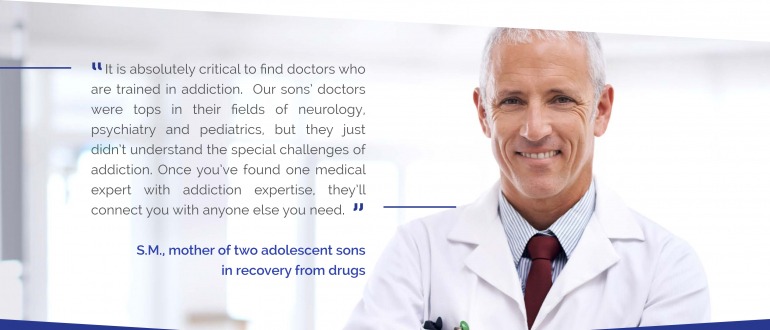 Mother of two adolescent sons in recovery from drugs