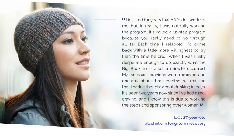 27-year-old alcoholic in long-term recovery